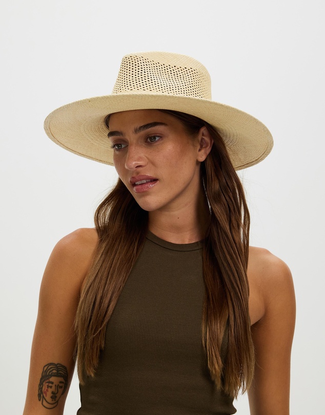 Brixton - Jo Panama Straw Rancher Hat