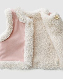 WITH LOVE FOR KIDS - Snowy Cord Vest - Babies - Kids