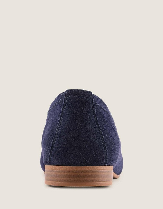 Shelly Shen - Latice Loafers Navy Suede