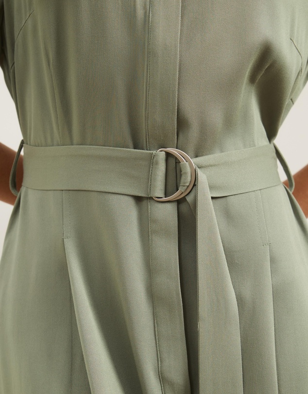 Atmos&Here - Harriet Viscose Twill Midi Dress