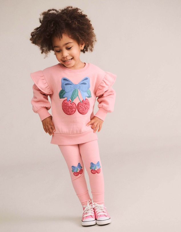 Huxbaby - Cherry Bow Leggings - Babies-Teens