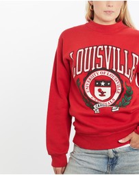 Vintage by The Real Deal - Pre Loved - Vintage 90s NCAA University of Louisville Cardinals Sweatshirt