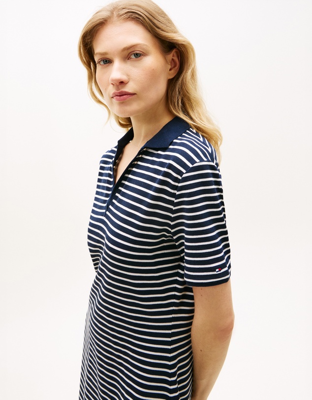Tommy Hilfiger - Pique Mini Lyocell Polo Dress