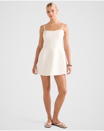 Forever New - Maura Structured Linen Mini Dress