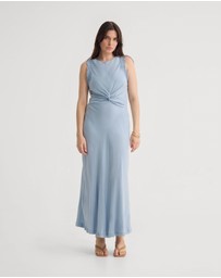 Oxford - Camilla Cupro Lace Trim Dress
