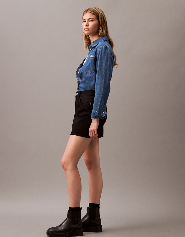 Calvin Klein Jeans - High Rise Denim Mini Skirt