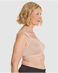 Royce Lingerie - Silver Wirefree Press Stud Front Close Post Surgery Bra