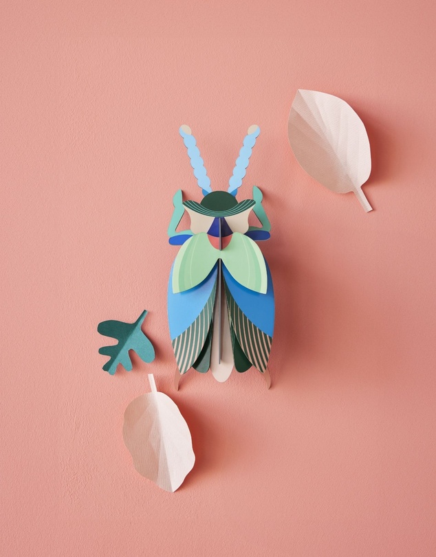 Studio Roof  - Wall Art Beetles A4