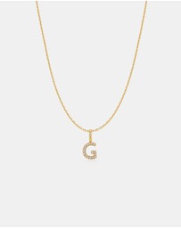 Ania Haie - Ania Haie Gold Letter G Initial Necklace