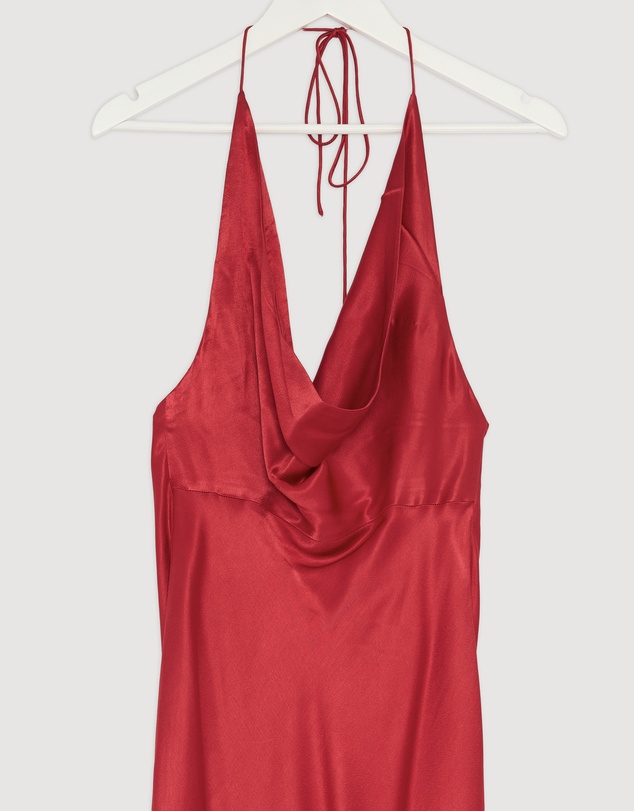 Revibe - Repaired Shona Joy Tatum Low Cowl Maxi Dress - AU 8