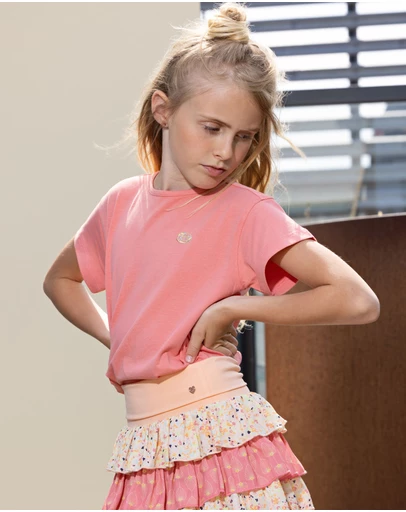 NONO - Basic Tee With Embroidery - Kids-Teens