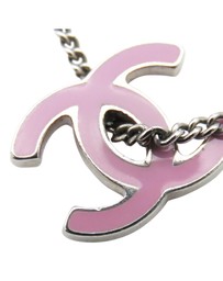 Pre-Loved by Azura Reborn - Pre-Loved CC Silver Plated Enamel Heart and Clover Charm Pendant Necklace