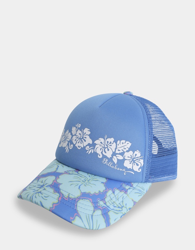 Billabong - Girls 6 to 14 Happy Hibiscus Trucker Cap