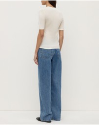 Assembly Label - Mina Silk Knit Tee
