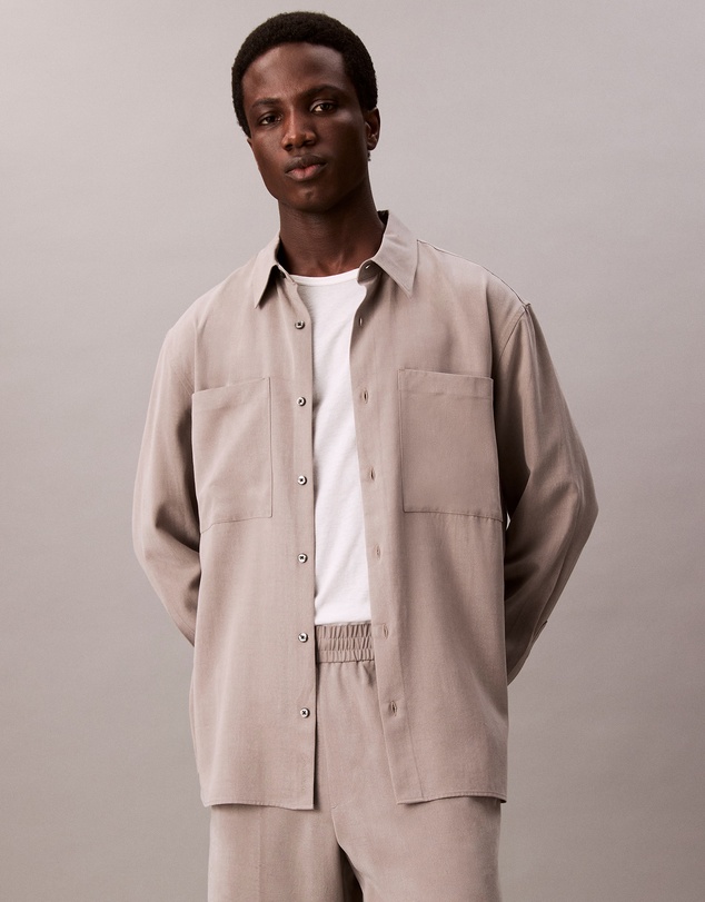 Calvin Klein - Lyocell Relaxed Button-Down Shirt