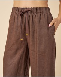 CAMIXA - Palazzo Linen Pants