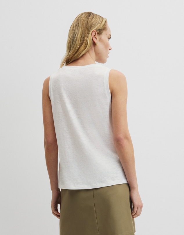 Country Road - Linen Boat Neck Tank