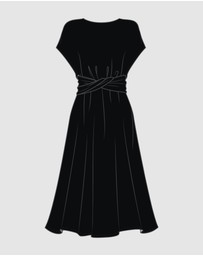 Miraclesuit Shapewear - Auri Cap Sleeve A-Line Shaping Dress