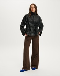 Cotton On - Eli Faux Leather Parka