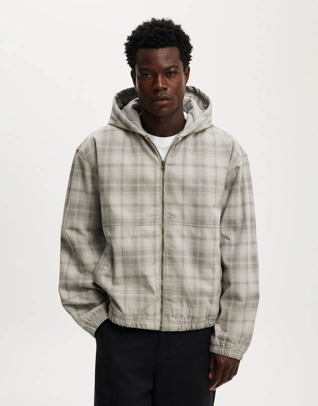 Cotton On - Cropped Hooded Bomber