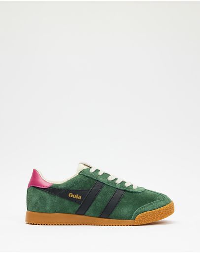 Evergreen, Black & Fuchsia