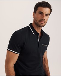SABA - Ted Textured Cotton Polo