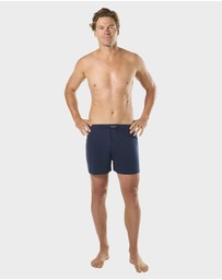 Mitch Dowd - Mens Cotton Knit Boxer Shorts 3 Pack - Multi