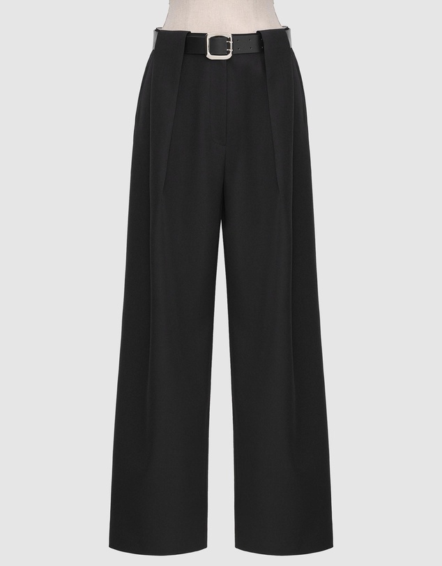 Source Unknown - Matteo Belted Tuck Trousers
