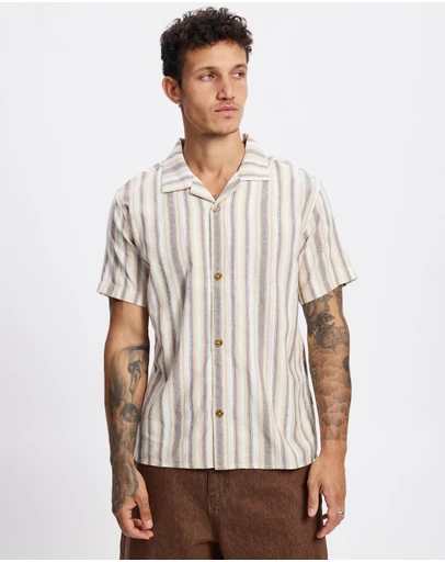 Rhythm - Vacation Stripe SS Shirt