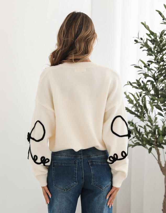 Esther & Co - Junaelle Knit - Cream Multi