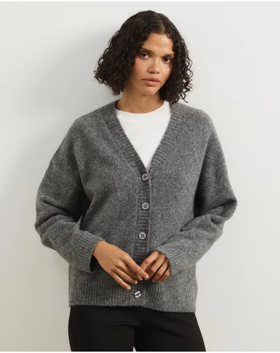 Atmos&Here - Tiana Fluffy Knit Cardigan