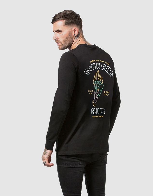 DVNT - Sinners Club Long Sleeve Tee