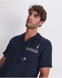 Sportscraft - Club Short Sleeve Linen Shirt