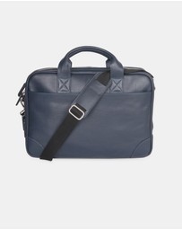Ben Sherman - Leather Laptop Briefcase
