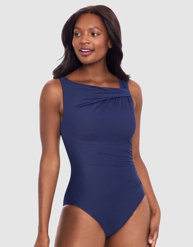 Miraclesuit Swimwear  - Avra Underwired High Neck One Piece Shaping Swimsuit