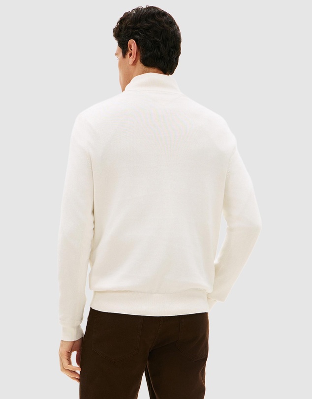 Tommy Hilfiger - Half-Zip Mock Turtleneck Jumper