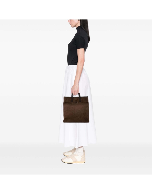 Pre-Loved by Azura Reborn - Pre-Loved Suede Anagram Tote