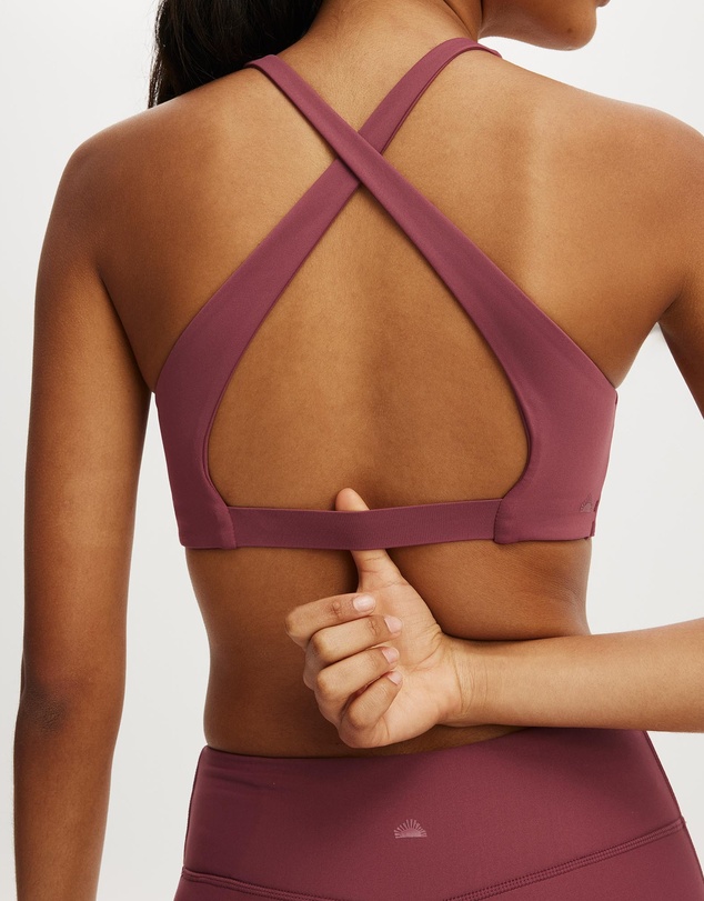 Cotton On Body Active - Ultra Move Cross Back Crop