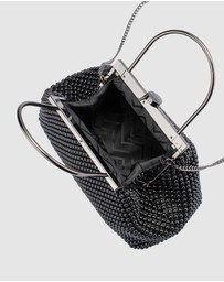 Olga Berg - Mimi Ball Mesh Frame Bag