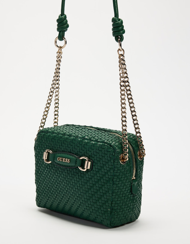 GUESS - Francy Camera Woven Polyurethane Crossbody Bag