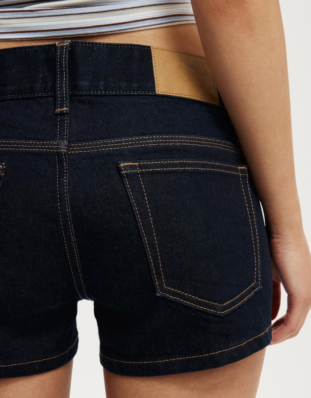 Cotton On - Micro Low Denim Shorts
