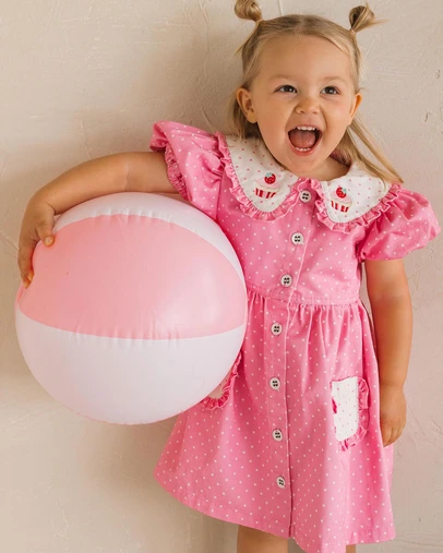 Huxbaby - Icing-On-The-Cupcake Polka Dot Dress - Babies-Teens