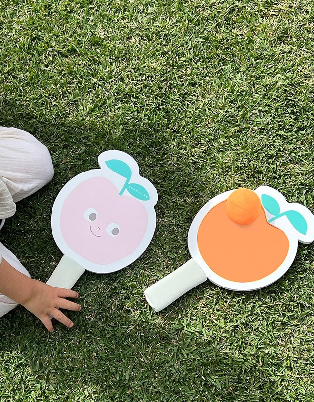 Sunnylife - Poppy the Peach Velcro Beach Bats - Kids