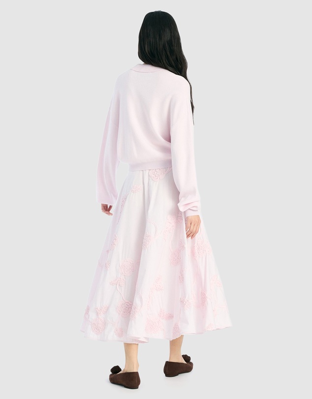 ROTATE - Flower Maxi Skirt