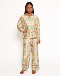 Petal & Pup - Gretel Pant - White Multi