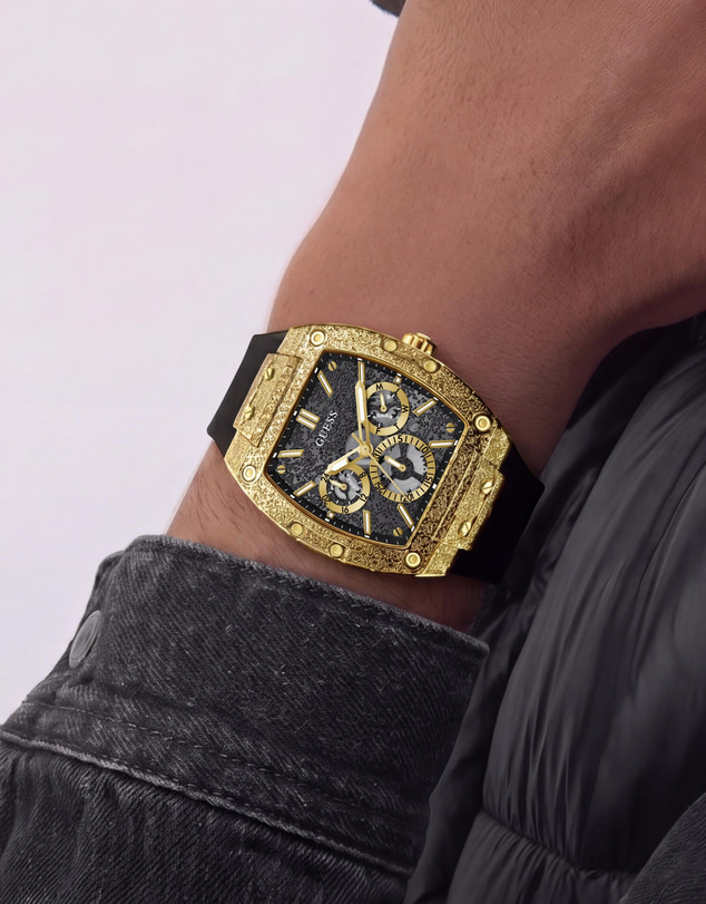 GUESS - GUESS Mens Black Multifunction Watch