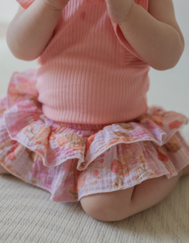 WITH LOVE FOR KIDS - Ruffle Bloomers Cotton Muslin - Babies - Kids