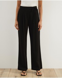 Atmos&Here - Erin Tie Pleated Pants