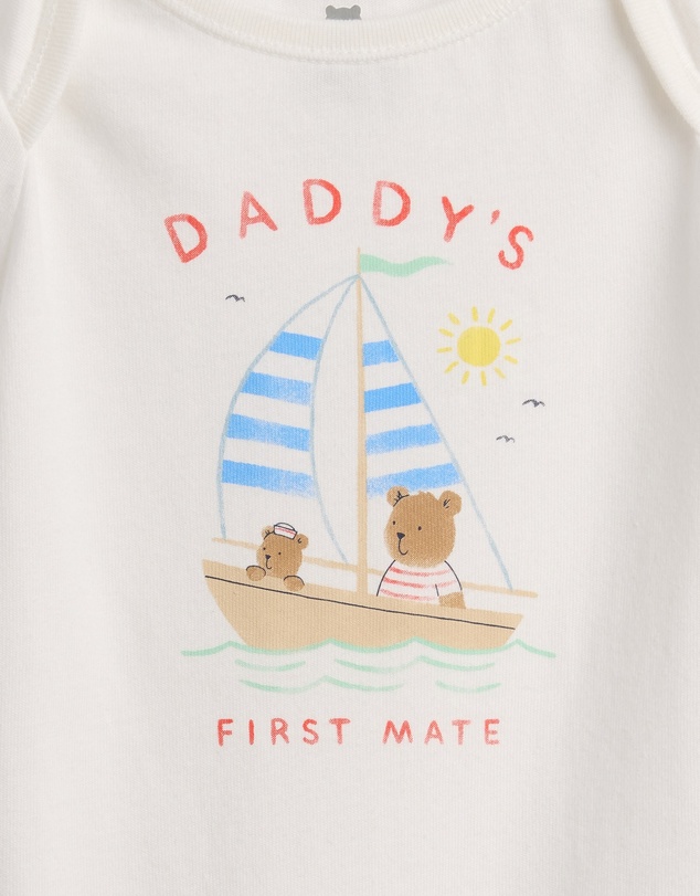 GAP - Graphic Jersey SS FF Single Bodysuit - Babies