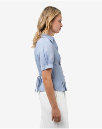 Forcast - Paige Short Sleeve Blouse